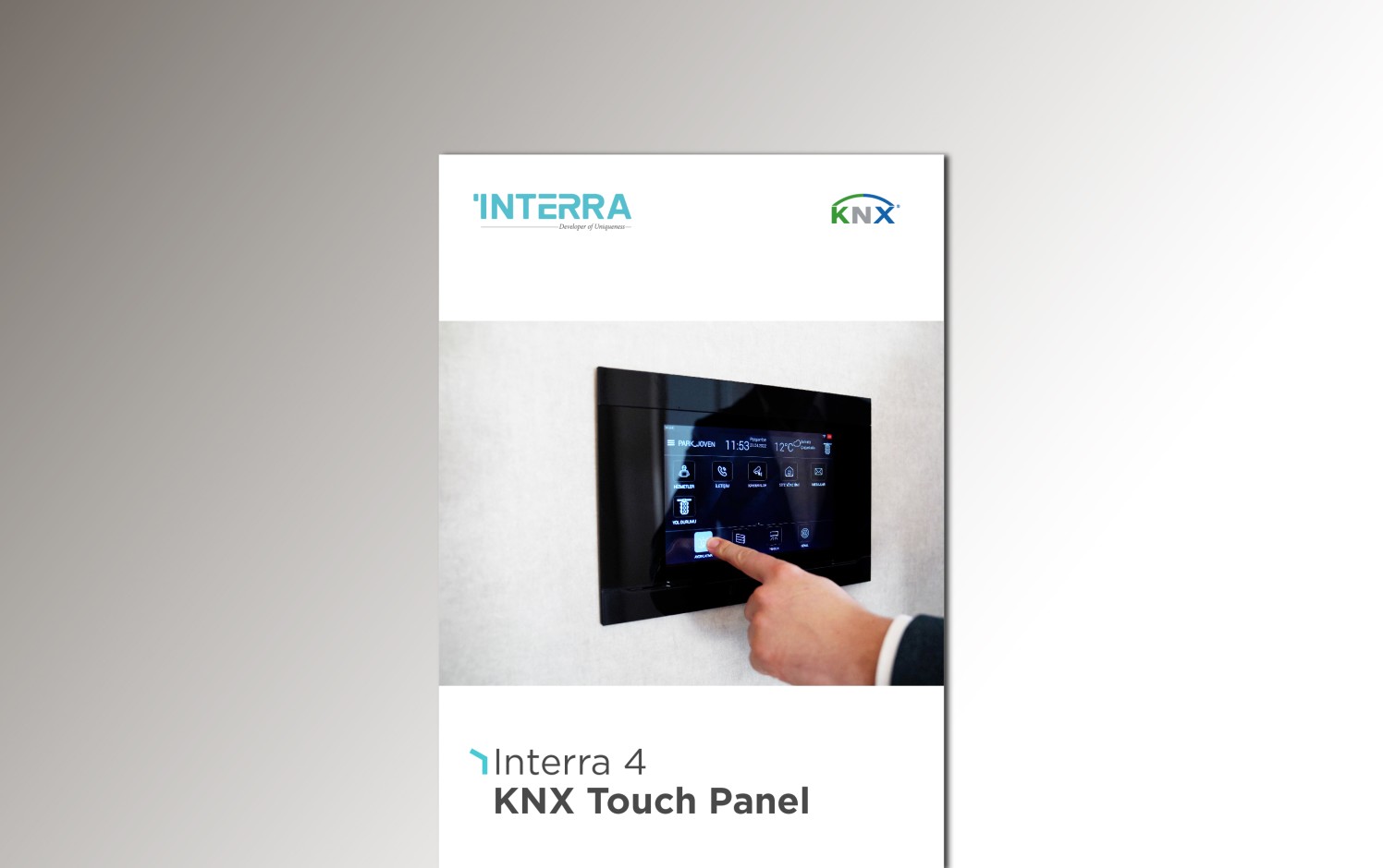 Interra 4 KNX Dokunmatik Panel